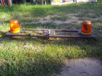 Rampa s oranž majáky funkční