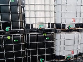 IBC nádrže potravinářské + pěkné bílé černé