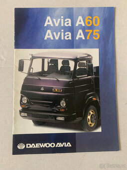 Avia A60, A75 – původní prospekt