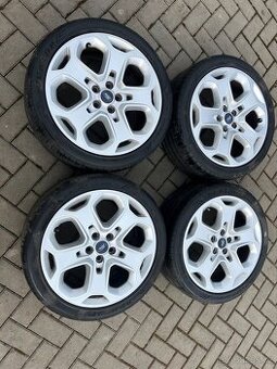 4x alu disky 5x108 R18, letní pneu