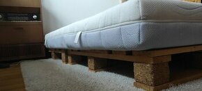 Palety jako postel 200x140x12 bez matrace