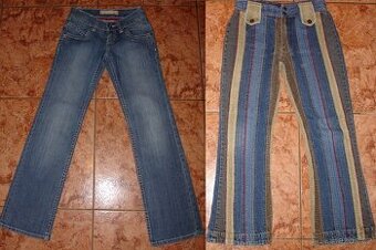 ++ 13x dívčí kalhoty a tepláky vel.158-164 - levně prodám ++