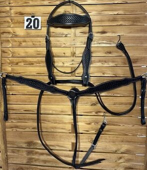Westernový set 20) černý Basket