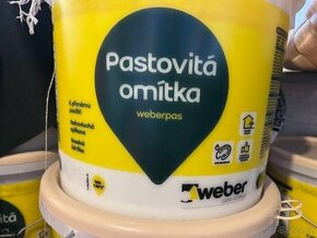 Fasádní omítka weber.pas - bílá