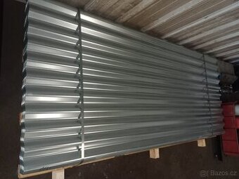 Pozinkovaný vlnitý plech 0,63x1080x2500 mm - 1