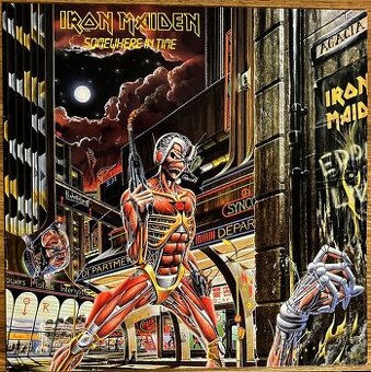 IRON MAIDEN 86 SOMEWHERE IN TIME první press