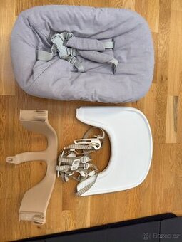 Stokke Tripp Trapp newborn + baby set + popruhy + stolička