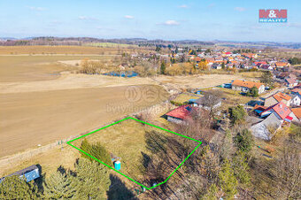 Prodej pozemku k bydlení, 1273 m², Struhařov - Bořeňovice
