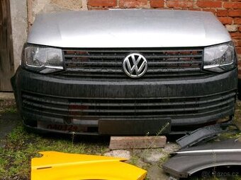 VW T6 - předek- kapota , světla, nárazník, blatníky, mlhovky