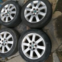 PRODAM=ALU KOLA 5X100R-15 ET-43 ORGINAL SKODA