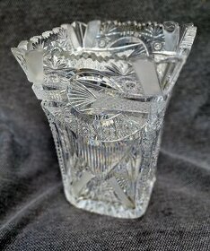 Křišťálová váza s ručním brusem - Crystal Bohemia
