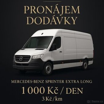 🚐 Pronájem/Půjčení dodávky – Mercedes Benz Sprinter 316 CDI