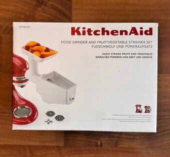 KitchenAid 5KSMFVSFGA, Lis na ovoce a zeleninu a masomlýnek
