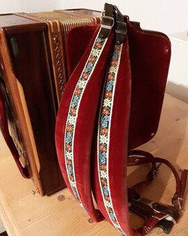 Štýrská harmonika G-C-F-B, Alpengold, model Bozen, Hans LAPP
