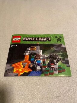 Lego Minecraft jeskyně 21113