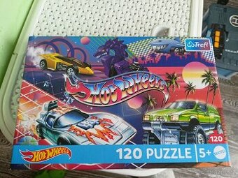PUZZLE HOTWHEELS 120 dílků