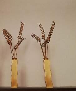 Prodám dvě zlaté vázičky