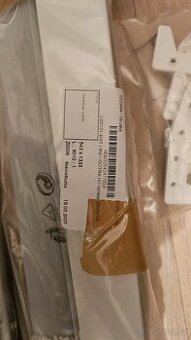 Žaluzie 543x1333 mm, barva bílá-lesk, brzdy, podložky, 2ks