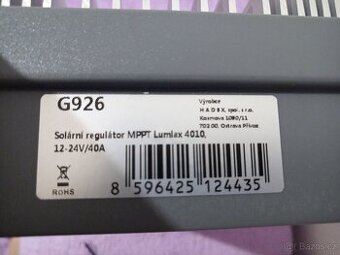 solární regulátor MPPT Lumiax 4010