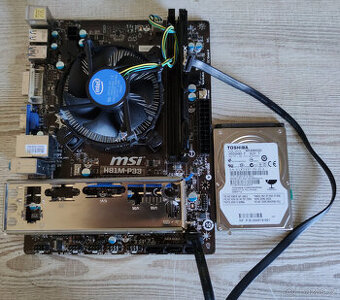 Zíkladní deska-RAM-HDD-W11