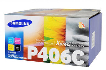 Samsung CLT-P406C CMYK sada originální toner - rozbalená