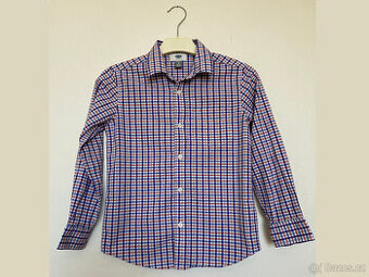 Chlapecká károvaná košile Old Navy, dl. rukáv, jako nová.