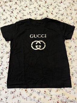 Dětské tričko stříbrný nápis