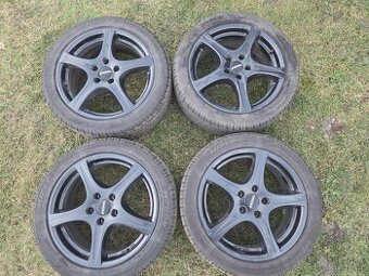 4× ALU KOLA RONAL R56 + LETNÍ PNEU 225/45 R17- POUZE KOMPLET