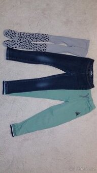 Komplet 3 kusy kalhoty vel. 134/140