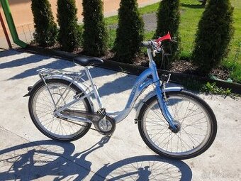 Prodám Dětské KOLO 24'' PUKY MODRÉ a RÚŽOVÉ JAK NOVÉ
