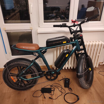 Elektrokolo Engwe M20, 2 baterie 26Ah 48V + doplňky
