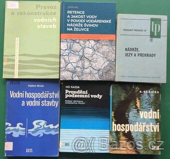 Hydrogeologie, vodní hospodářství - odborné knihy