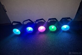 LED PAR DMX RGB/UV světla