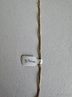 Zlatý řetízek 14K, délka 57 cm, 3,35 g