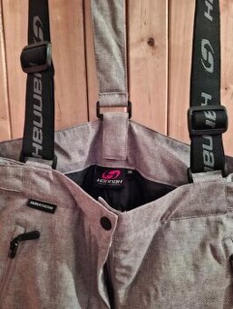 Šedivé zimní lyžařské kalhoty