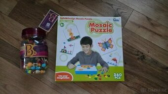 Mozaika puzzle, sada na výrobu šperků