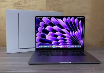 MacBook Air 15" 2024 M3 8GB 256GB šedý, baterie 100%