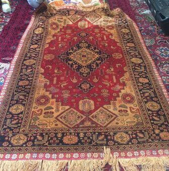 🇮🇷 Pravý perský unikát – 100% hedvábí - Mashad