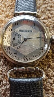 Tiffany panske hodinky mechanicke v peknem  stavu