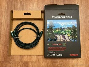 Audioquest Evergreen JR - audio 3.5mm jack samec - 2xRCA