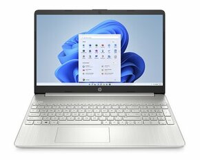 Úplně nový nepoužitý - HP 15s-fq4990nc, stříbrná