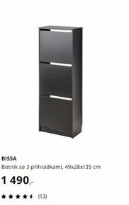Botník BISSA Ikea