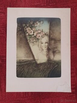 Litografie č9 - 1