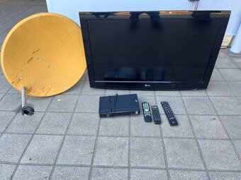 LCD TV LG + set top box + satelit - 1