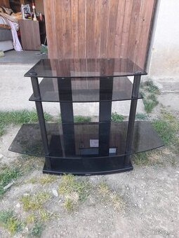Skleněný TV Stolek