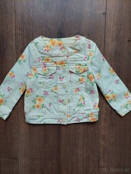 Benetton dívčí riflová bundička, vel. 82 - 1