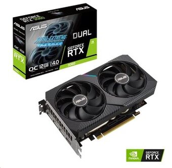 ASUS VGA NVIDIA GeForce RTX 3060 DUAL V2 OC 12G, 12G GDDR6