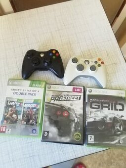 X box CD a ovladace