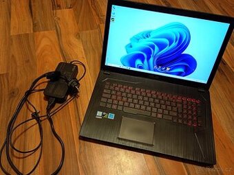 ASUS FX753VD – herní notebook 17", i5, GTX 1050, 24GB RAM