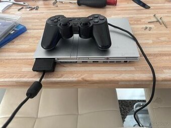 Playstation 2 silver